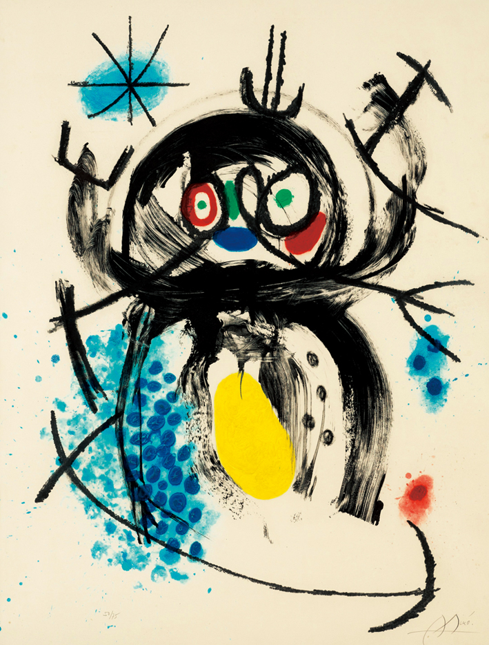  胡安·米罗 Joan Miró ——开车的人的胡子